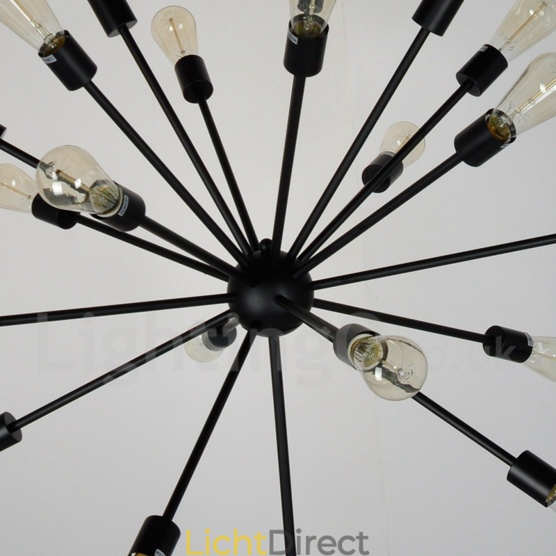 16-lichts vintage retro Sputnik kroonluchter