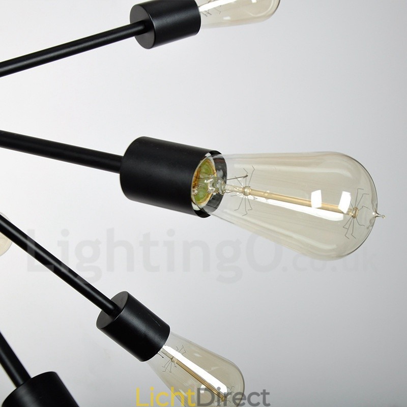 16-lichts vintage retro Sputnik kroonluchter