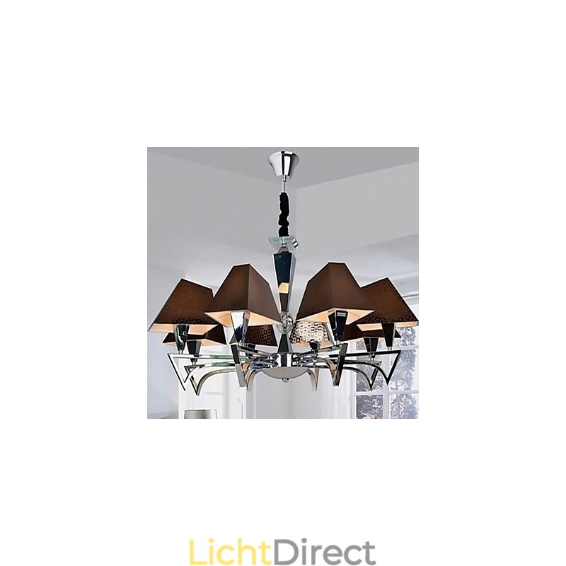 Mode Smeedijzeren Kroonluchter Verlichting Kunst Kroonluchter met 8 Lichten