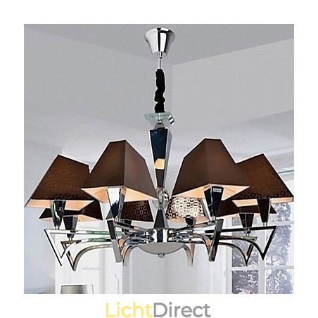 Mode Smeedijzeren Kroonluchter Verlichting Kunst Kroonluchter met 8 Lichten