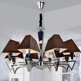 Mode Smeedijzeren Kroonluchter Verlichting Kunst Kroonluchter met 8 Lichten