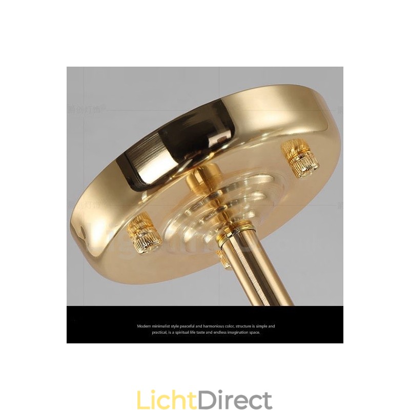 Moderne eigentijdse 2-laags 16-lichts gouden kroonluchterlamp