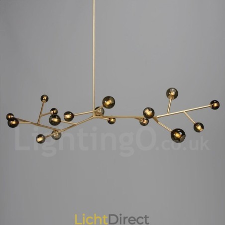 17-lichts kroonluchter vintage landlamp 17-lichts kroonluchter vintage landlamp