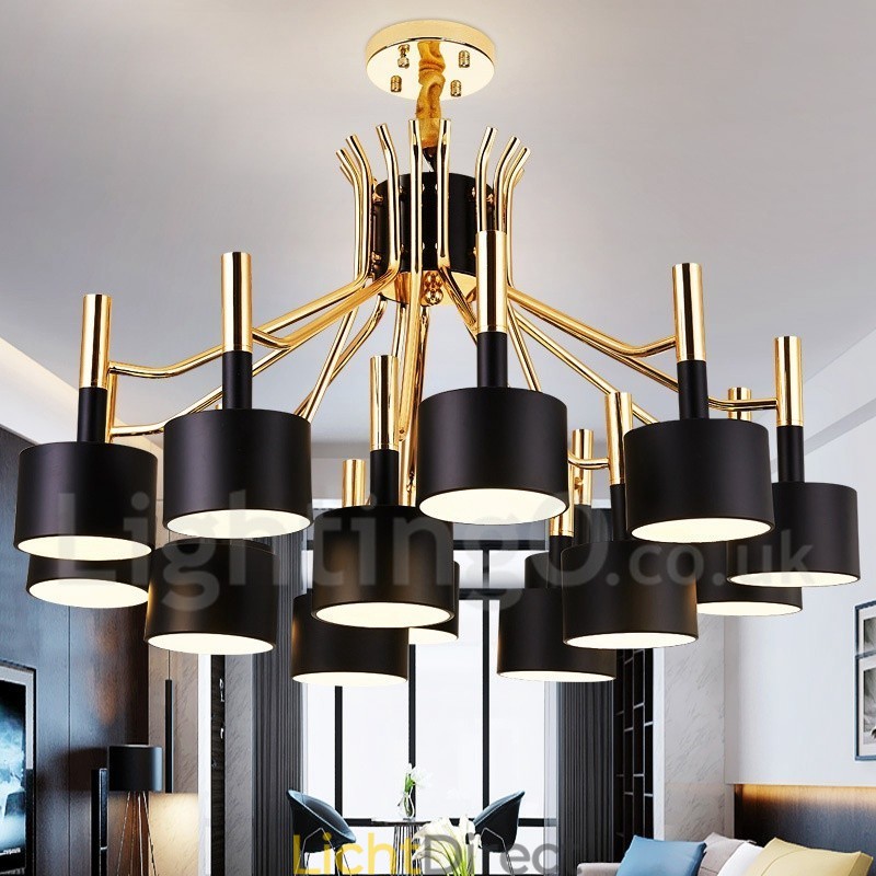 15 Licht 2-laags moderne eigentijdse stijl kroonluchterlamp