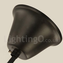 Landelijke Retro 6-lichts kroonluchterlamp met één laag