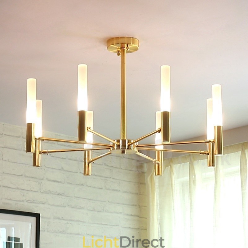 8 Lichts Draaibare Moderne Hedendaagse Kroonluchterlamp