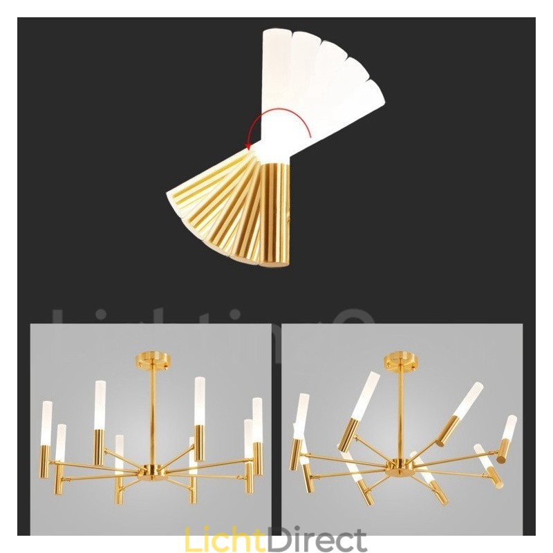 8 Lichts Draaibare Moderne Hedendaagse Kroonluchterlamp