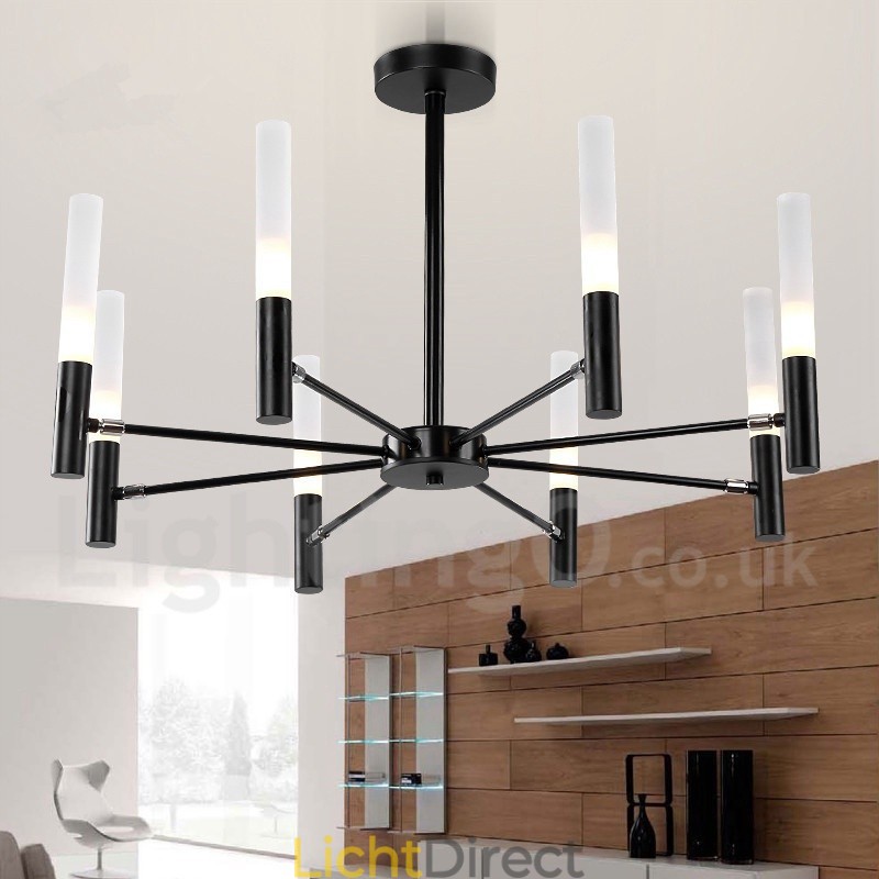 8 Lichts Draaibare Moderne Hedendaagse Kroonluchterlamp