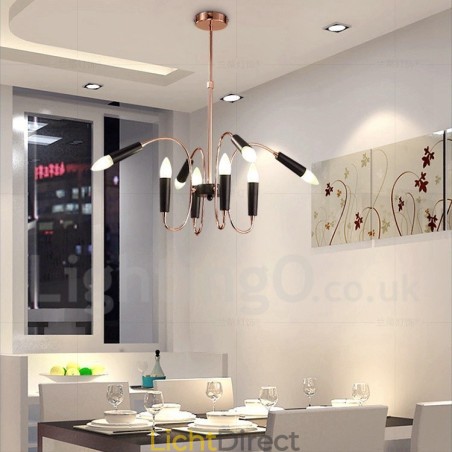 2 Tier 8-lichts moderne eigentijdse kroonluchterlamp 2 Tier 8-lichts moderne eigentijdse kroonluchterlamp