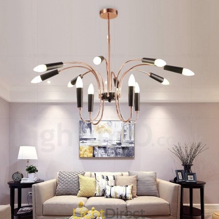 2 Tier 12 Licht Moderne Hedendaagse Kroonluchter Licht