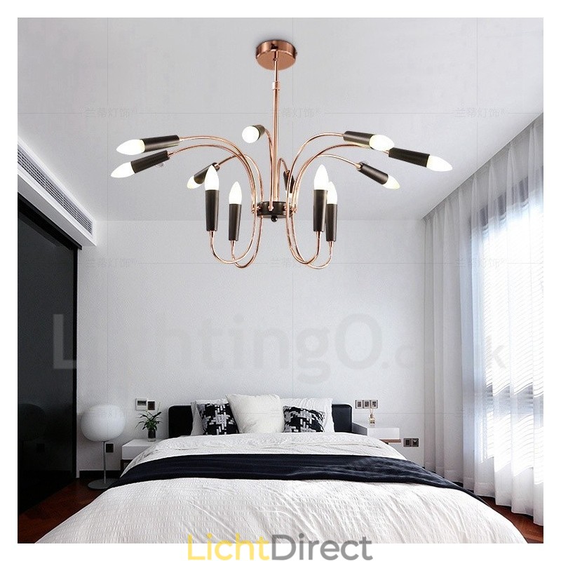 2 Tier 12 Licht Moderne Hedendaagse Kroonluchter Licht