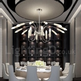 2 Tier 18 Licht Moderne Hedendaagse Kroonluchterlamp