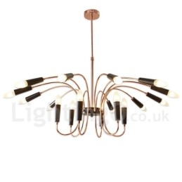 2 Tier 18 Licht Moderne Hedendaagse Kroonluchterlamp