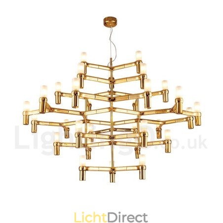 30 Licht 5-laags moderne eigentijdse kroonluchterlamp