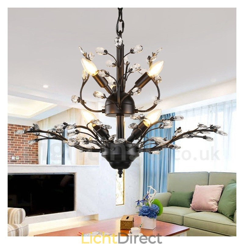 60CM Hoogte 45CM Breed Moderne Hedendaagse 7 Licht Kroonluchter Lamp Licht