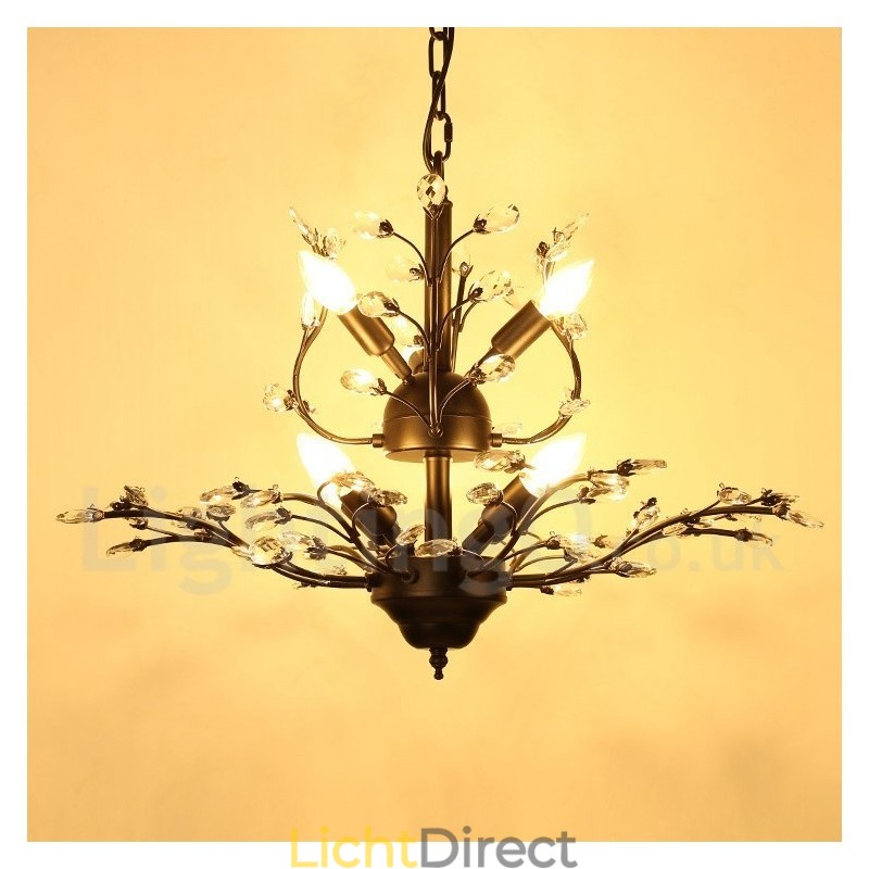 60CM Hoogte 45CM Breed Moderne Hedendaagse 7 Licht Kroonluchter Lamp Licht