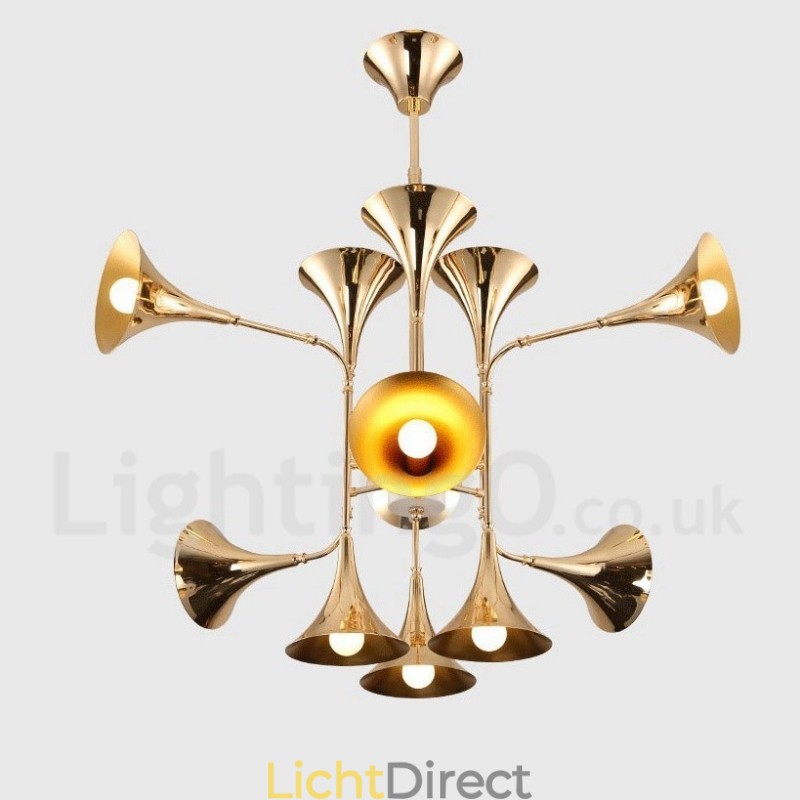 12 Lichts kroonluchterlamp Moderne eigentijdse stijllamp