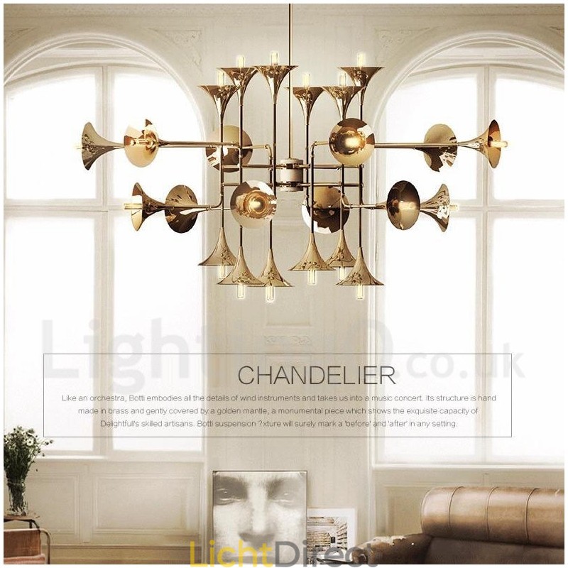 24 Lichts kroonluchterlamp moderne eigentijdse stijl licht