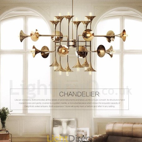 24 Lichts kroonluchterlamp moderne eigentijdse stijl licht 24 Lichts kroonluchterlamp moderne eigentijdse stijl licht