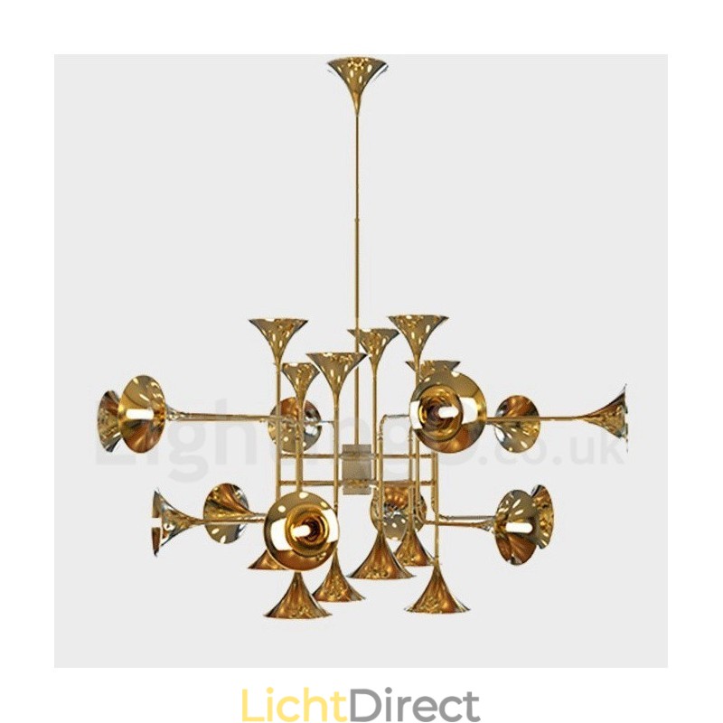 24 Lichts kroonluchterlamp moderne eigentijdse stijl licht
