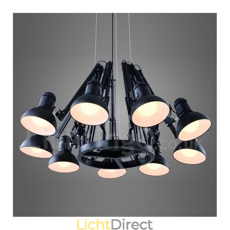 9 Lichts Moderne Hedendaagse Enkelvoudige Kroonluchter Lamp Licht
