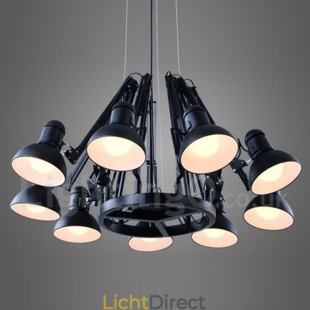 9 Lichts Moderne Hedendaagse Enkelvoudige Kroonluchter Lamp Licht 9 Lichts Moderne Hedendaagse Enkelvoudige Kroonluchter Lamp Licht
