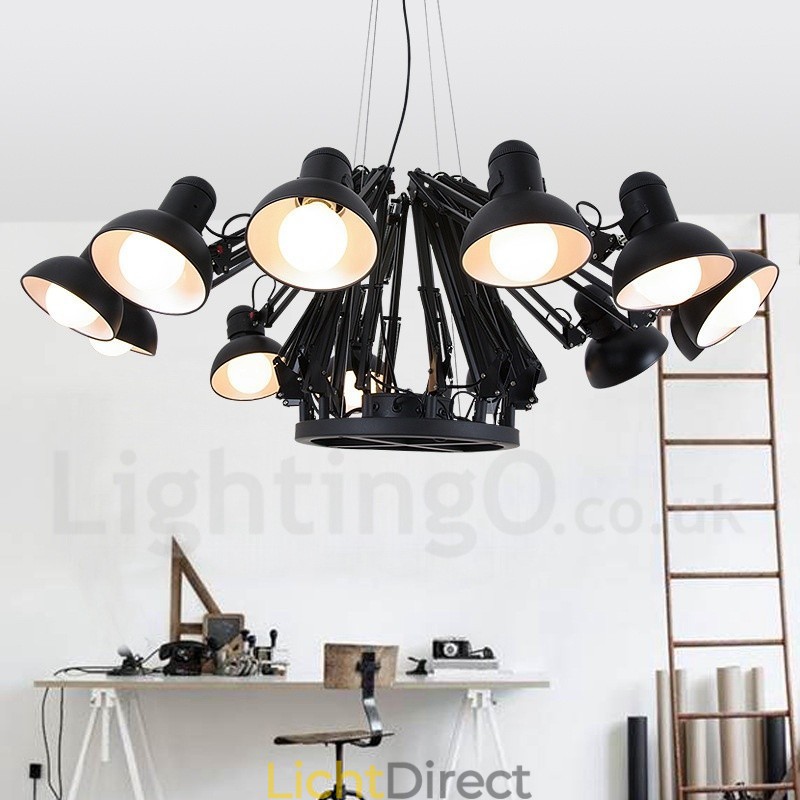 12 Lichts Moderne Hedendaagse Enkelvoudige Kroonluchter Lamp Licht