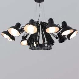 12 Lichts Moderne Hedendaagse Enkelvoudige Kroonluchter Lamp Licht