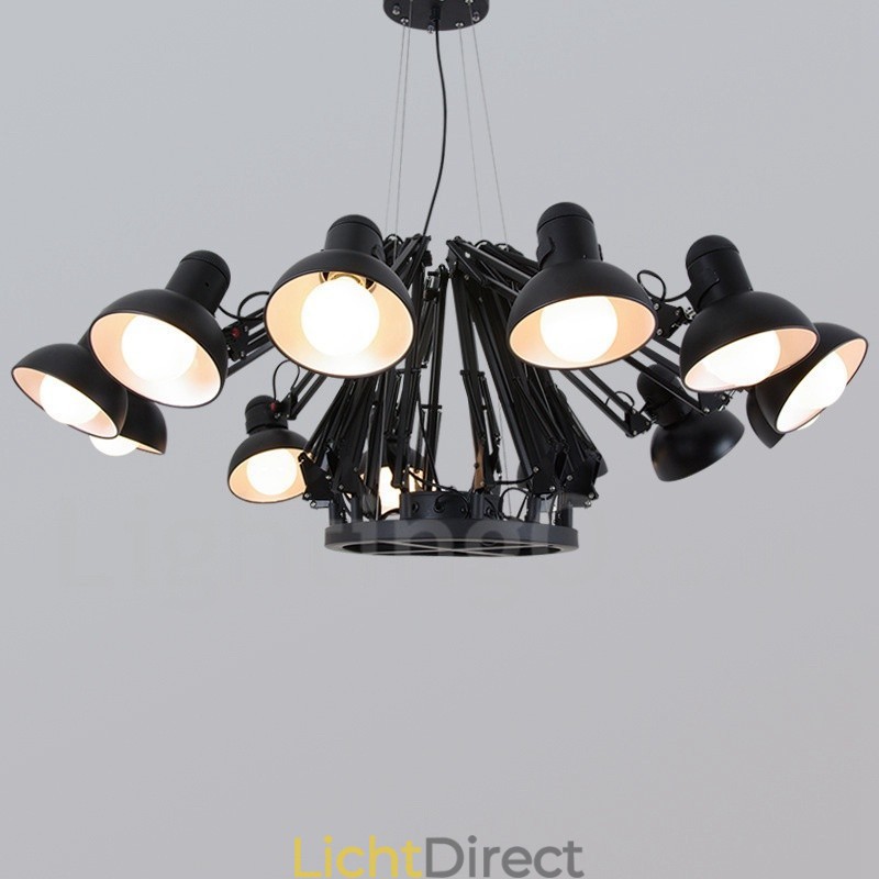12 Lichts Moderne Hedendaagse Enkelvoudige Kroonluchter Lamp Licht