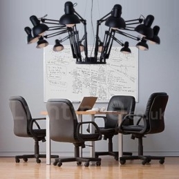 12 Lichts Moderne Hedendaagse Enkelvoudige Kroonluchter Lamp Licht