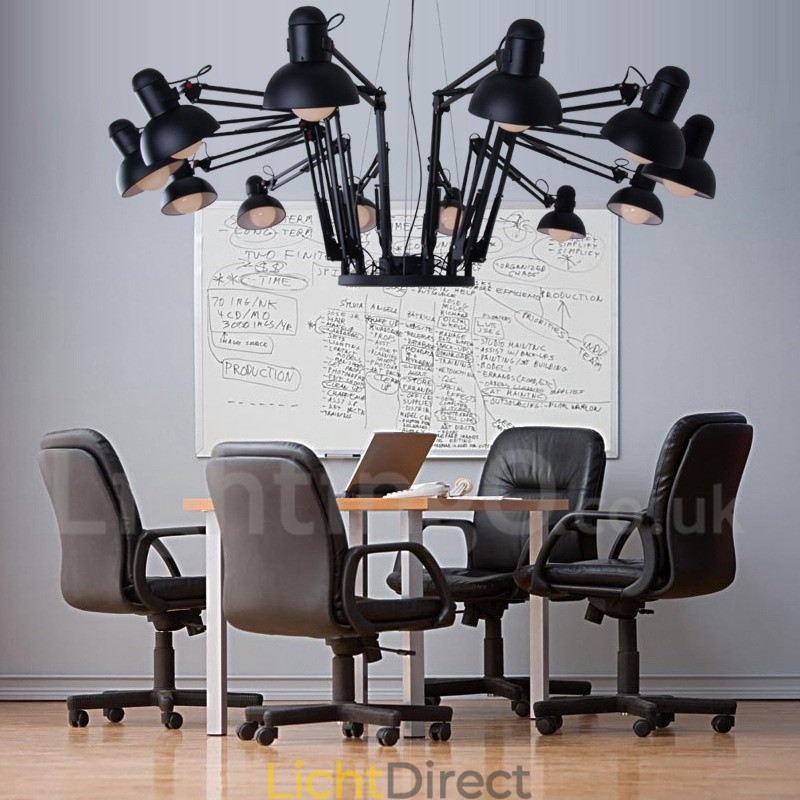 12 Lichts Moderne Hedendaagse Enkelvoudige Kroonluchter Lamp Licht