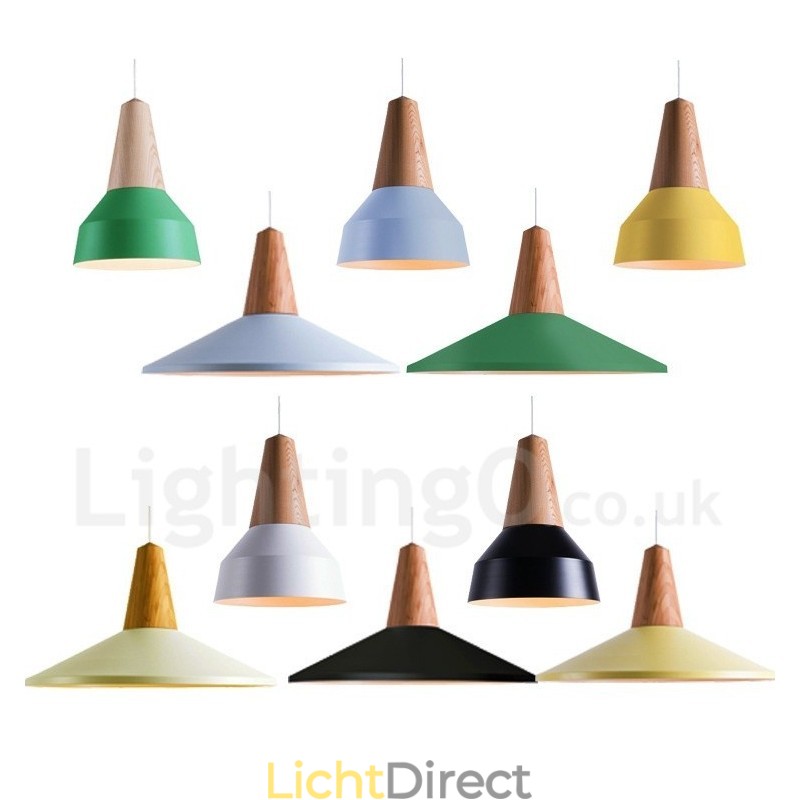1 Lichts Moderne Hedendaagse Houten Hanglamp