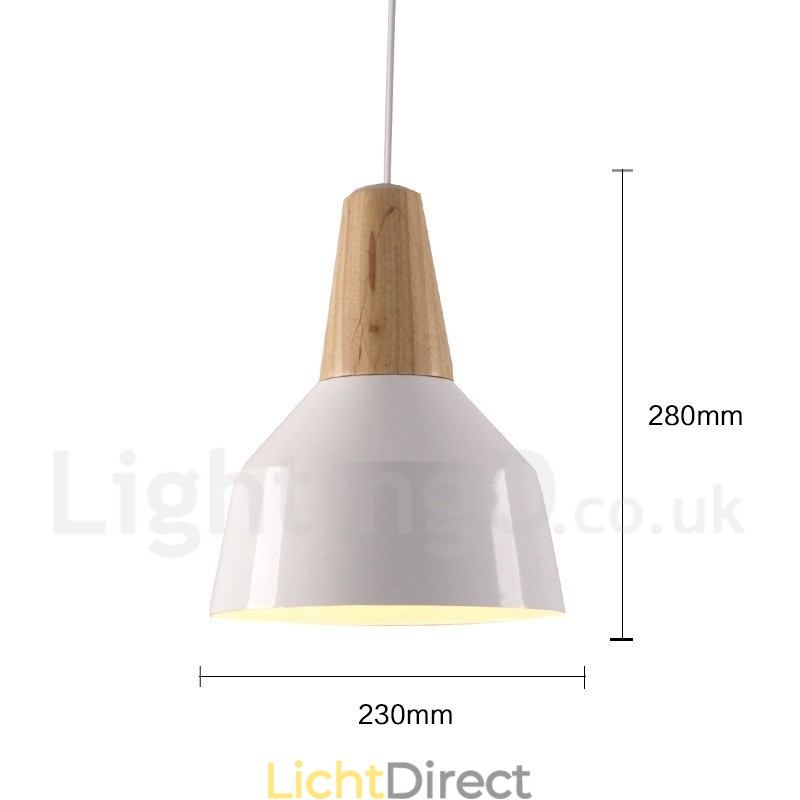 1 Lichts Moderne Hedendaagse Houten Hanglamp