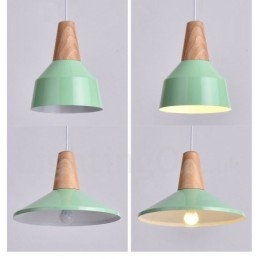 1 Lichts Moderne Hedendaagse Houten Hanglamp