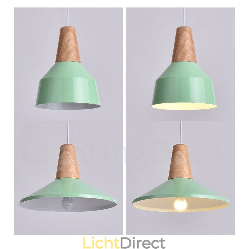 1 Lichts Moderne Hedendaagse Houten Hanglamp