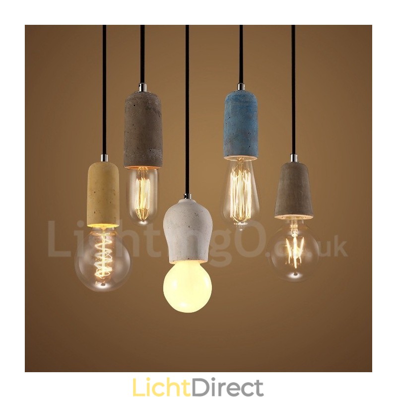 1 Licht Rustieke Lodge Betonnen Hanglamp