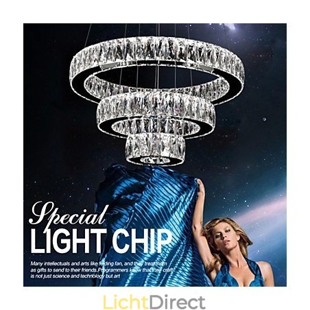 Kristallen kroonluchterlampen moderne verlichting drie ringen D305070 K9 grote kristallen plafondlampen Kristallen kroonluchterlampen moderne verlichting drie ringen D305070 K9 grote kristallen plafondlampen