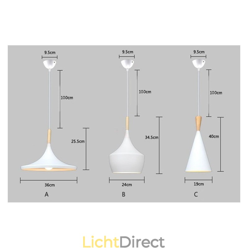 1 Lichts Moderne Hedendaagse Hanglamp
