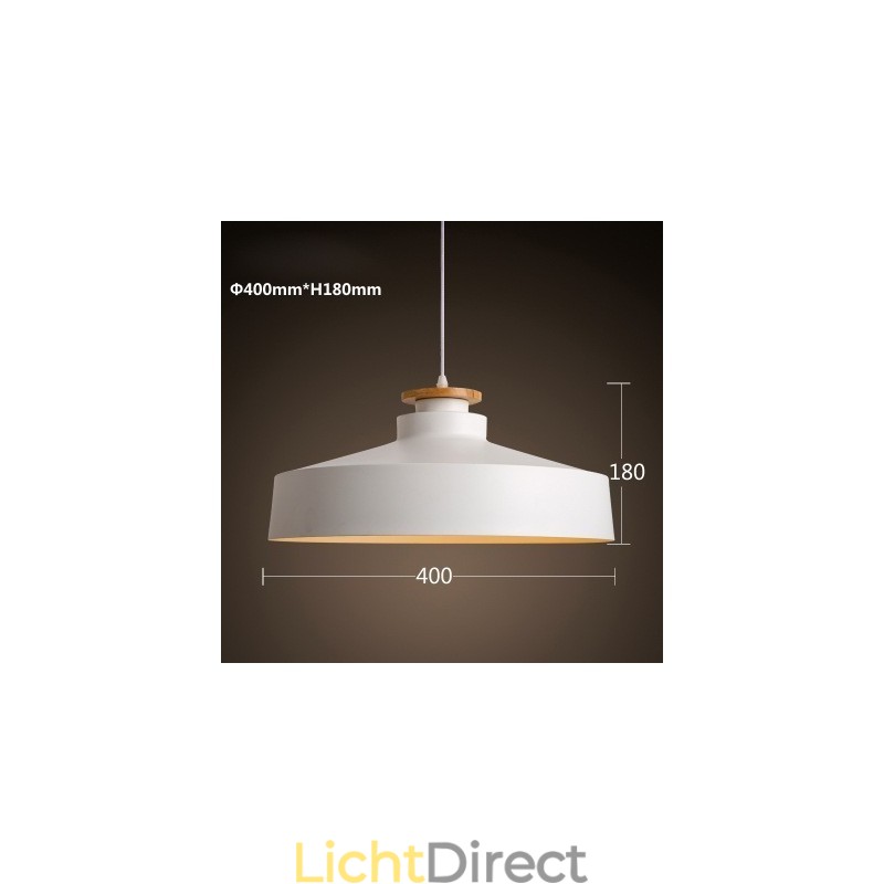 Moderne, eigentijdse metalen hanglamp
