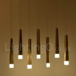 1 Lichts Moderne Hedendaagse Houten Hanglamp