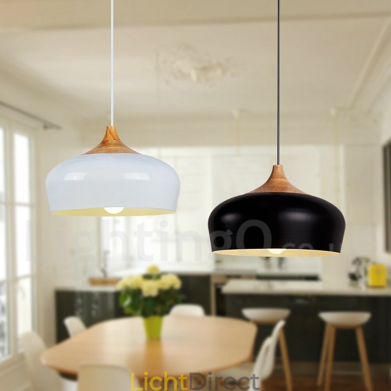 1 Lichts Moderne Hedendaagse Houten Hanglamp