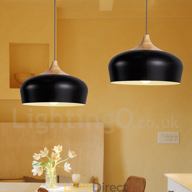 1 Lichts Moderne Hedendaagse Houten Hanglamp