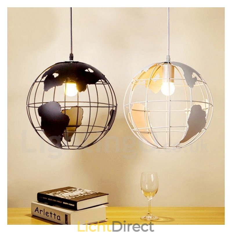 Land Vintage Globe Metalen Hanglamp