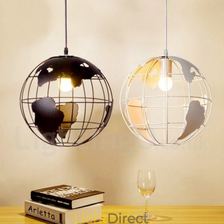 Land Vintage Globe Metalen Hanglamp Land Vintage Globe Metalen Hanglamp