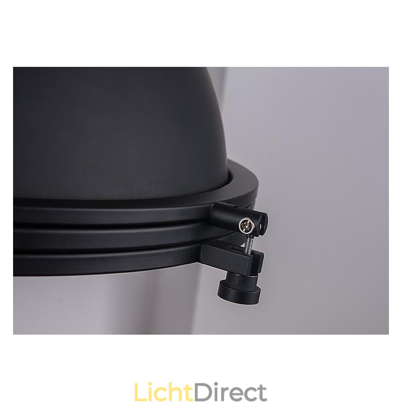 Zwarte vintage metalen hanglamp