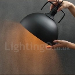 Vintage Multi Kleuren Metalen Hanglamp