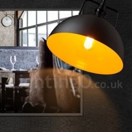 Vintage Multi Kleuren Metalen Hanglamp