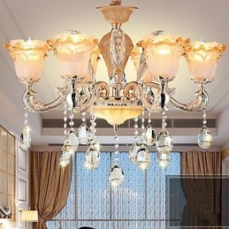 Europese stijl retro kristallen hanglamp Americange lamp