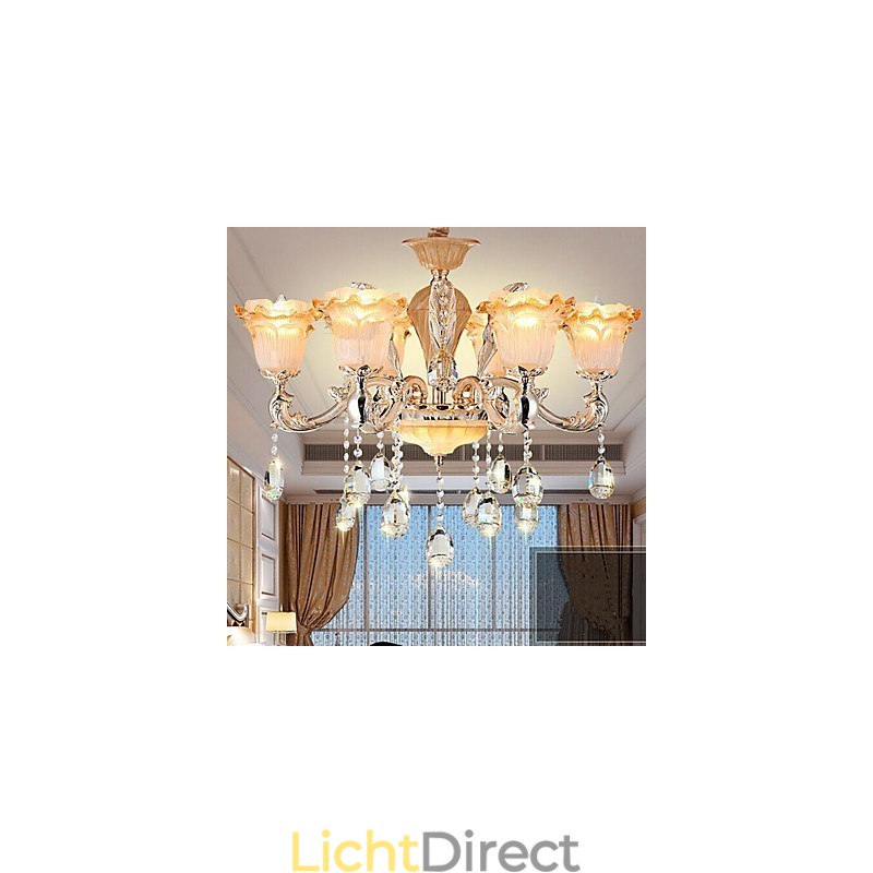 Europese stijl retro kristallen hanglamp Americange lamp