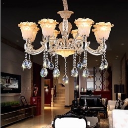 Europese stijl retro kristallen hanglamp Americange lamp